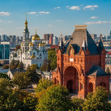 Панорама города Краснодар