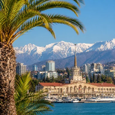 Панорама города Сочи